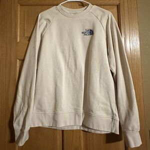 The North Face Off-White Crewneck Sweater